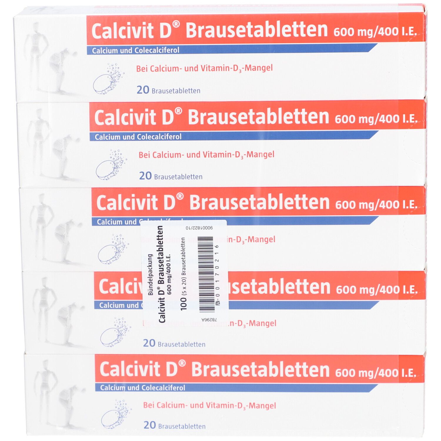 Calcivit D® Brausetabletten, 600 mg/400 I.E.