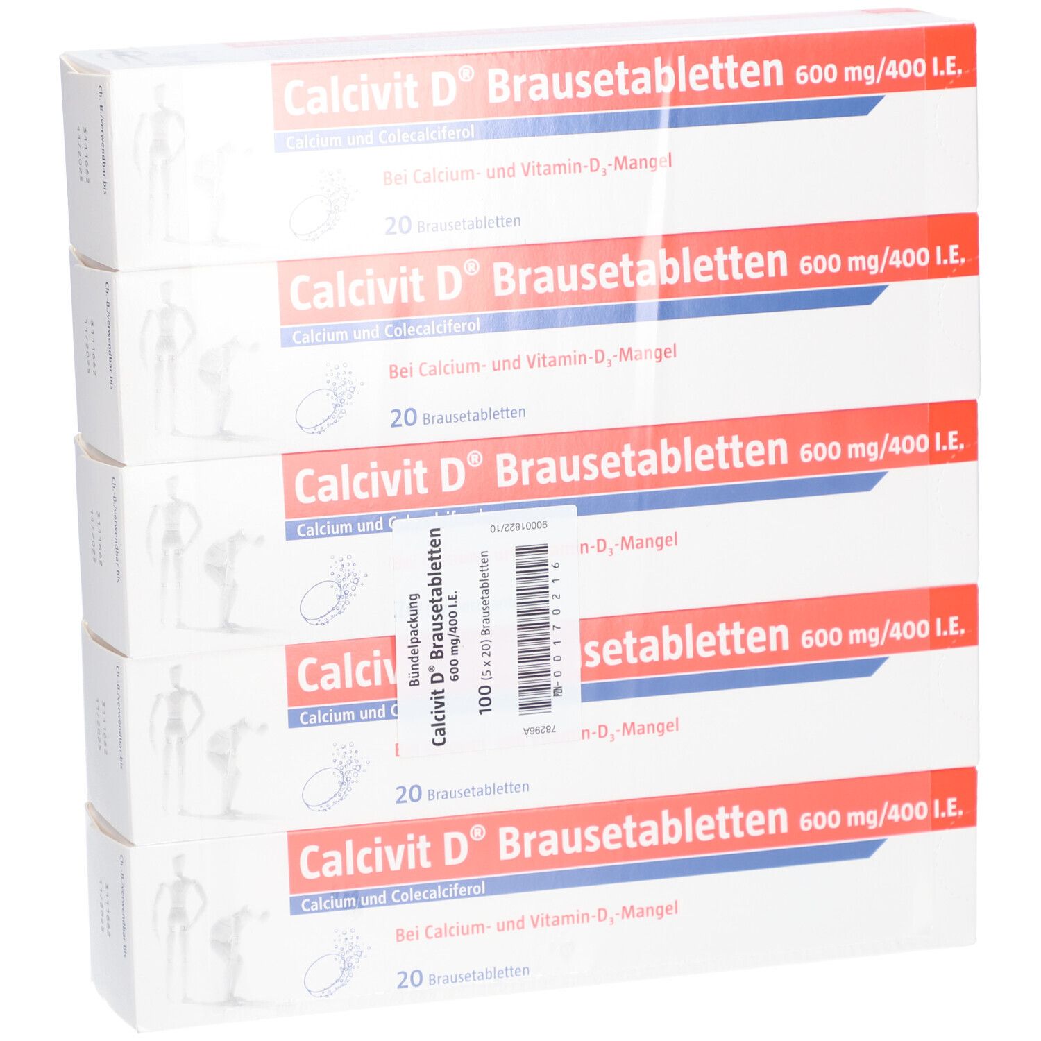 Calcivit D® Brausetabletten, 600 mg/400 I.E.