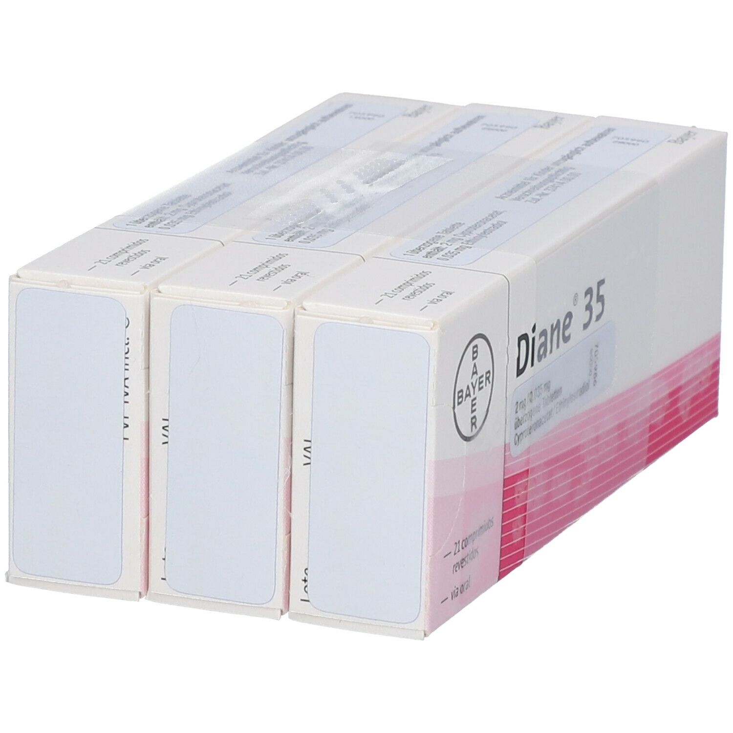 Diane 35 überzogene Tabletten 3x21 St Überzogene