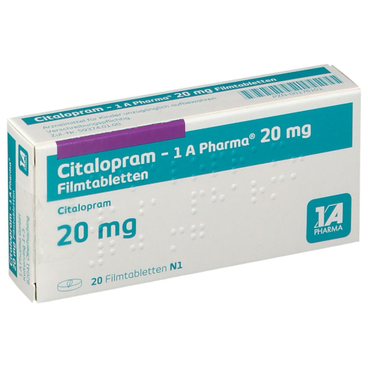 Citalopram 1A Pharma® 20Mg