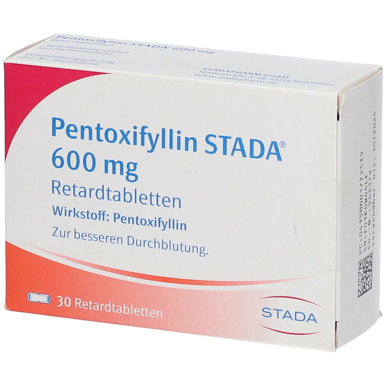 Pentoxifyllin STADA® 600 mg Retardtabletten