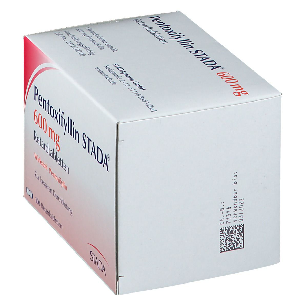 Pentoxifyllin AL 600 retard Tabl. 50 St Retard-Tabletten