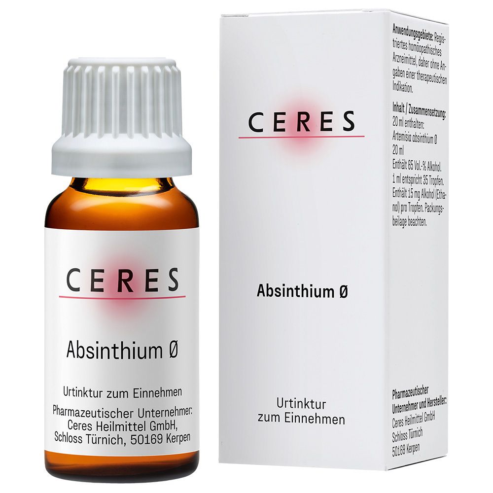 Ceres Absinthium Urtinktur 20 ml Tropfen