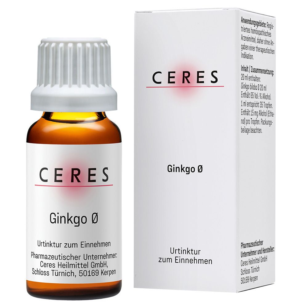 CERES Ginkgo Urtinktur