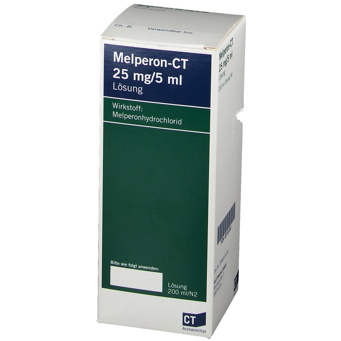 Melperon- Ct 25 mg/5 ml Loesung