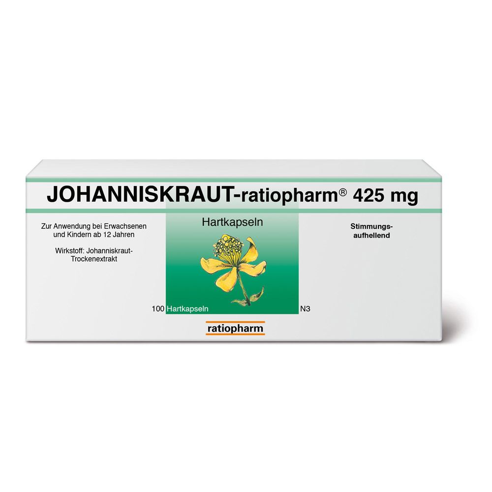 Johanniskraut-ratiopharm® 425 mg Hartkapseln