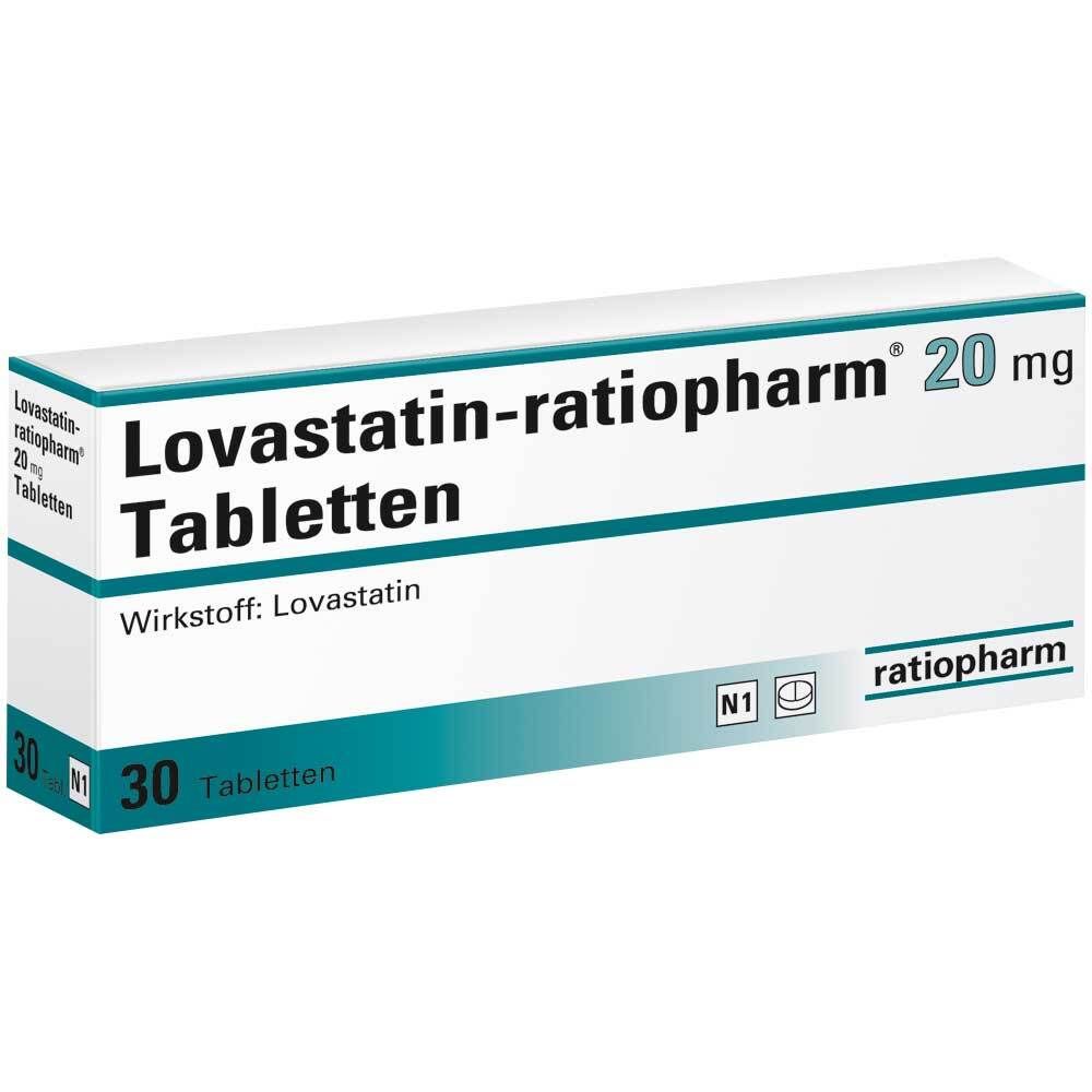 Lovastatin Ratiopharm® 20 Mg 30 St Mit Dem E Rezept Kaufen Shop Apotheke