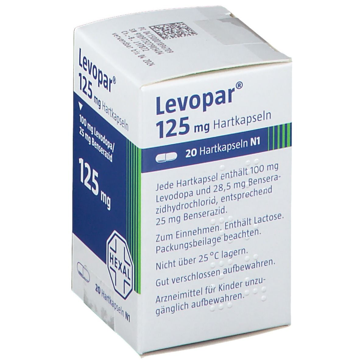 Levopar 125 mg Hartkapseln 20 St