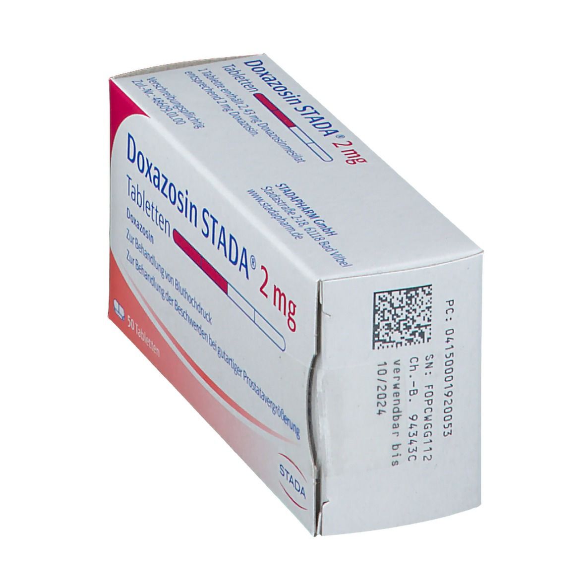 Doxazosin Stada 4 mg Tabletten 50 St