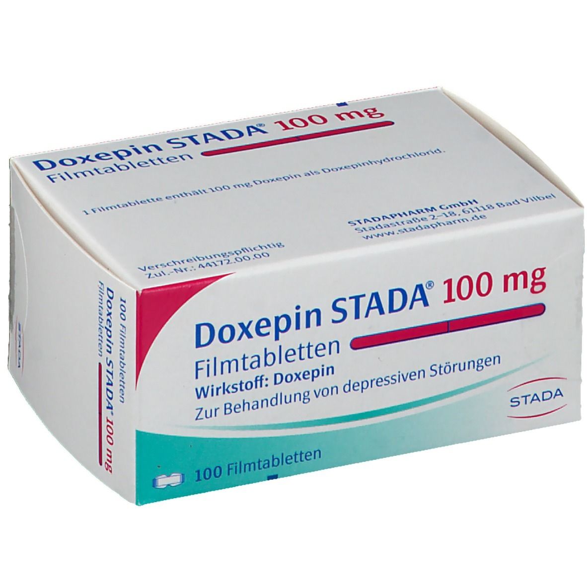 Doxepin STADA® 100 mg 100 St mit dem E-Rezept kaufen - Shop Apotheke