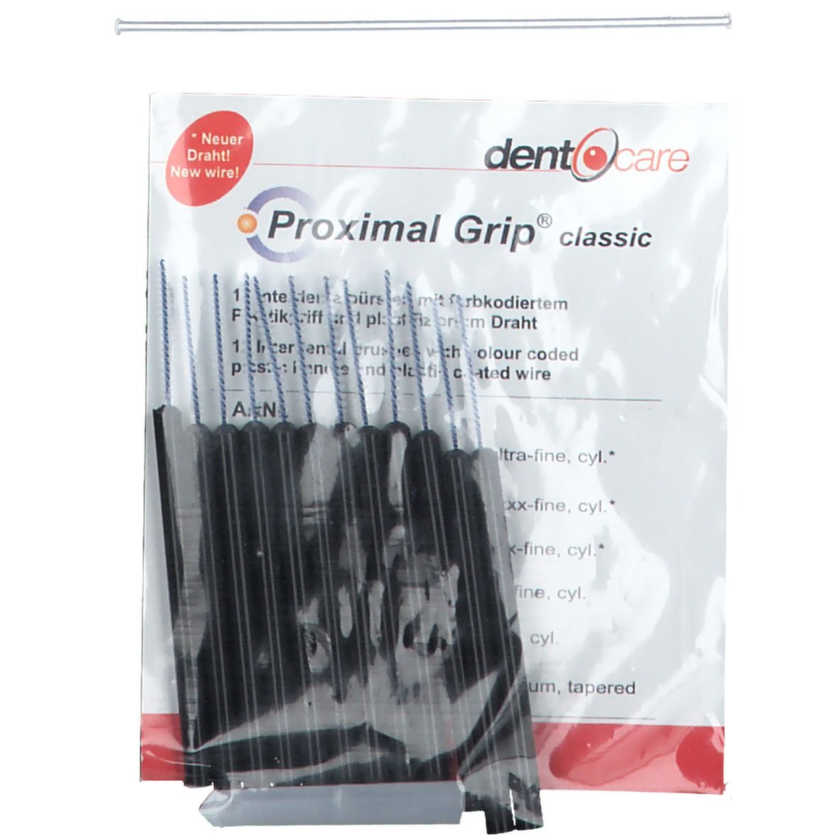 Proximal Grip xx-fein schwarz Interdentalbürste