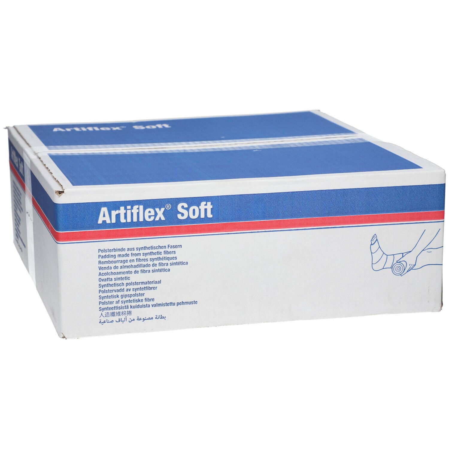 Artiflex® Soft hochgebauschte Polsterbinde 3 m x 8 cm