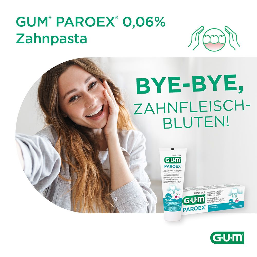 GUM Paroex 0,06% CHX Zahnpasta 75 ml