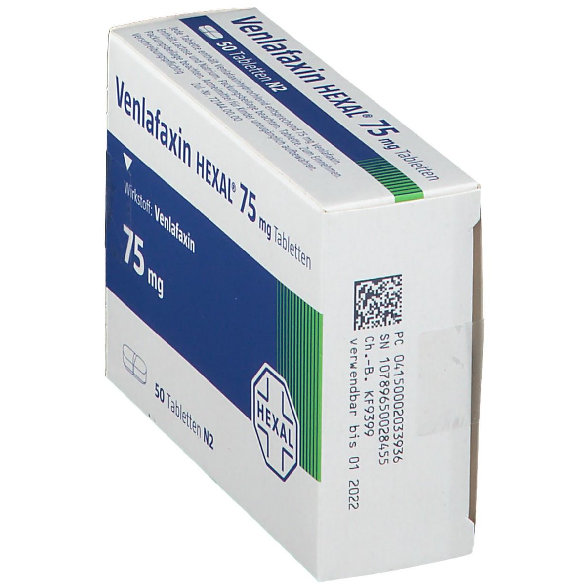 Venlafaxin Hexal 75 mg Tabletten 50 St