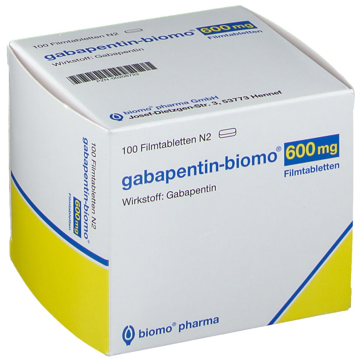 gabapentin-biomo® 600 mg