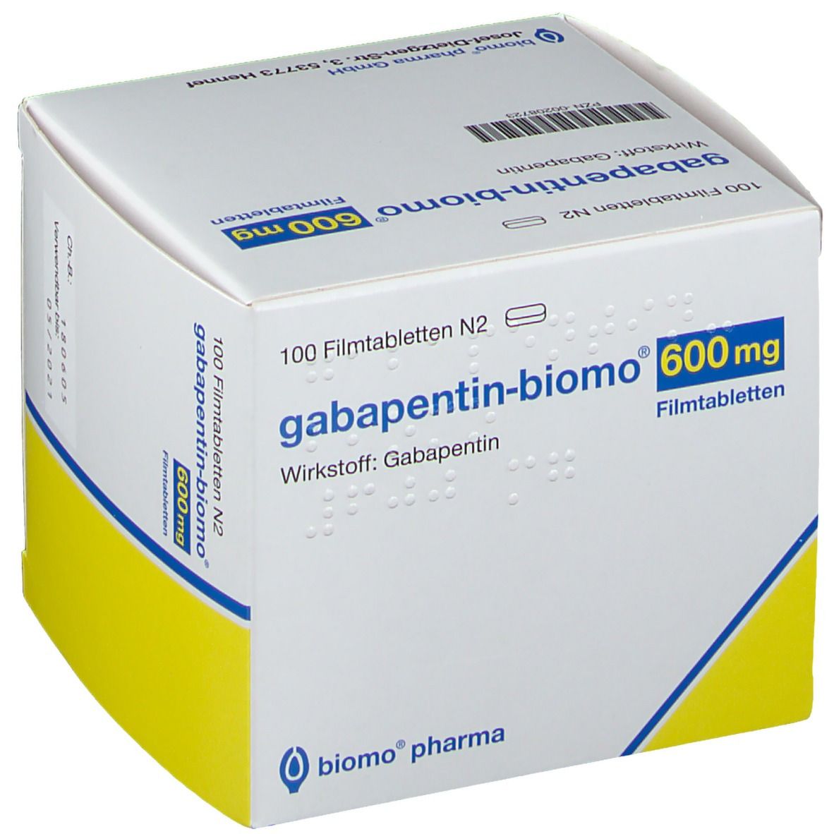 gabapentin-biomo® 600 mg