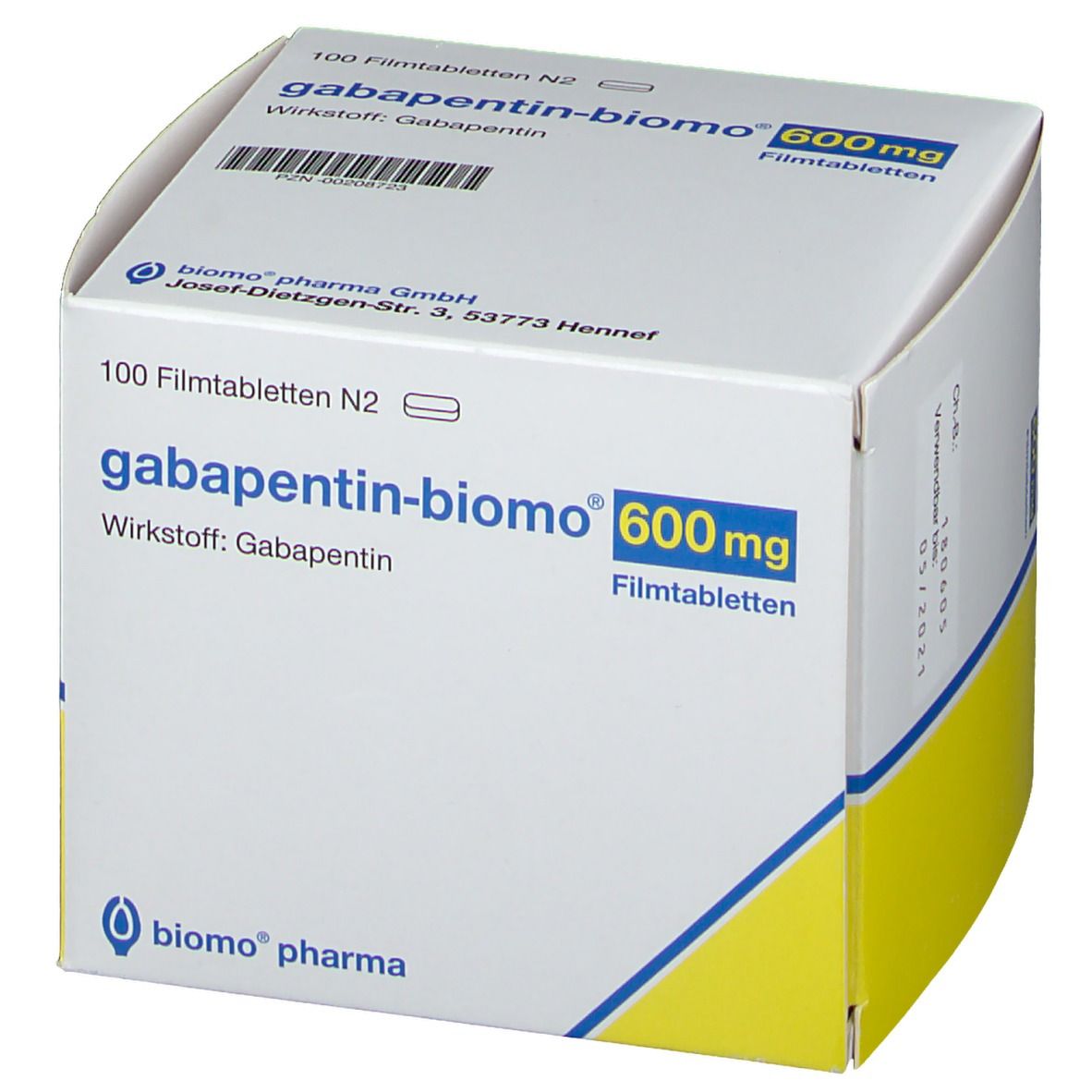 gabapentin-biomo® 600 mg