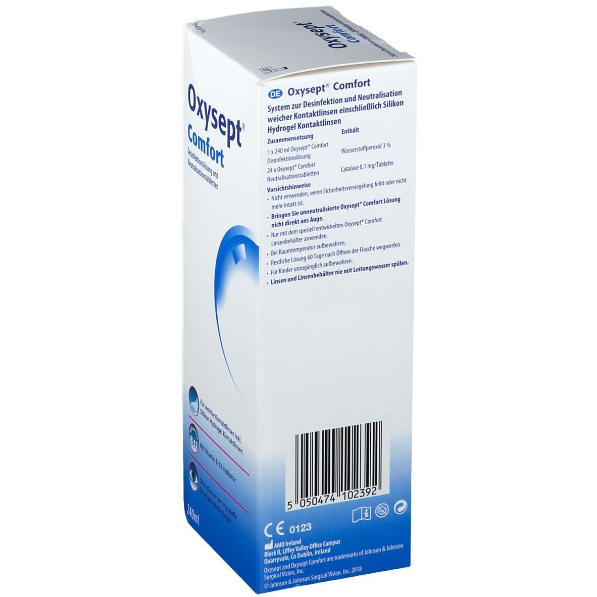 Oxysept® Comfort Desinfektionslösung und Neutralisationstabletten
