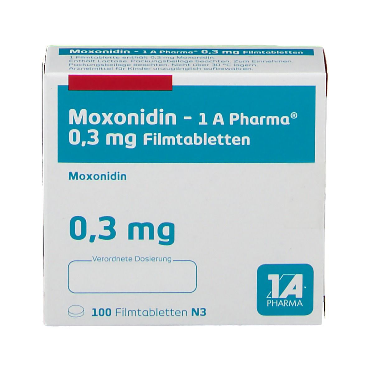 Moxonidin 1A Pharma® 0.3Mg
