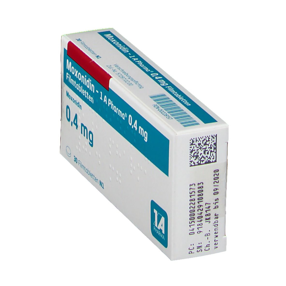 Moxonidin 1A Pharma® 0.4Mg