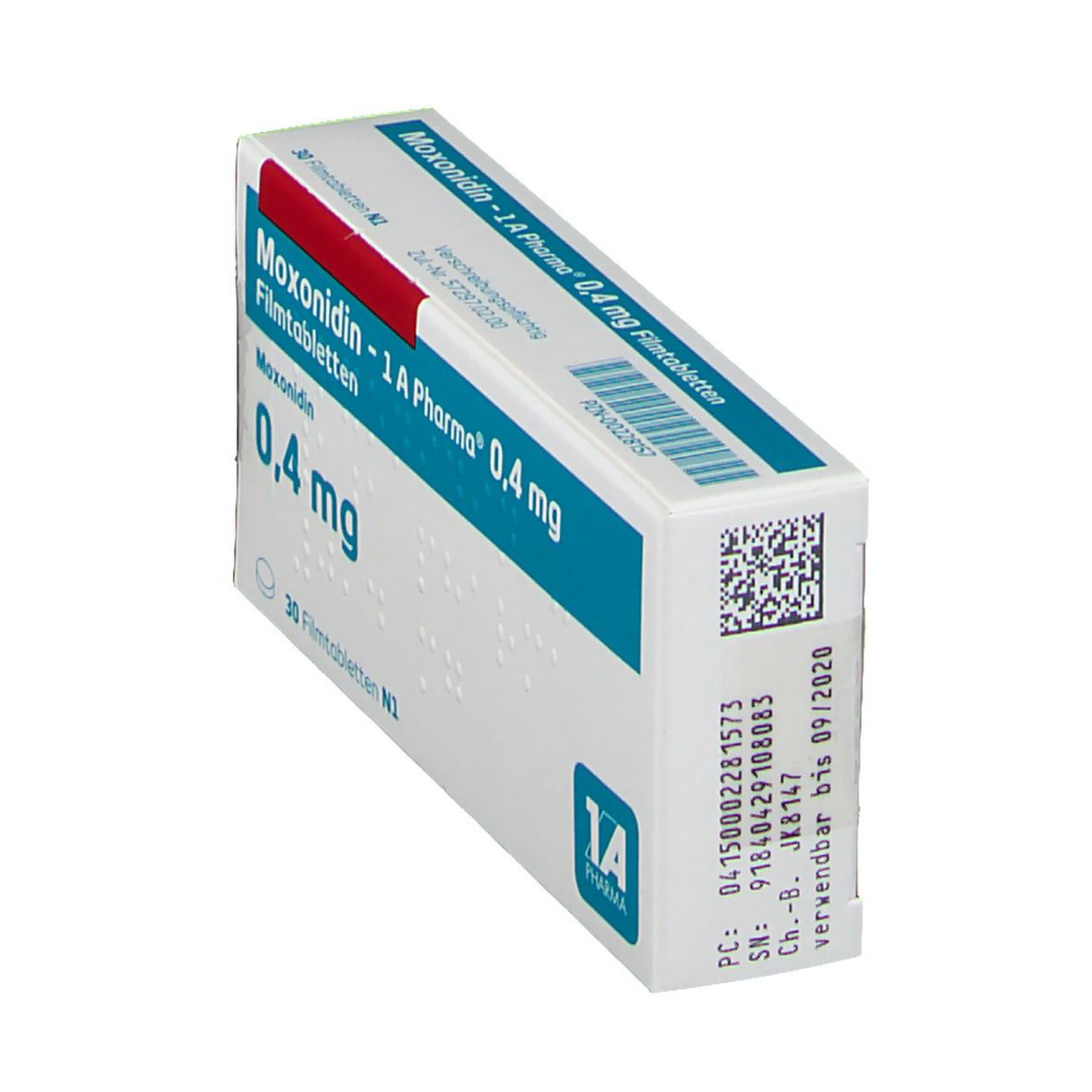 Moxonidin 1A Pharma® 0.4Mg