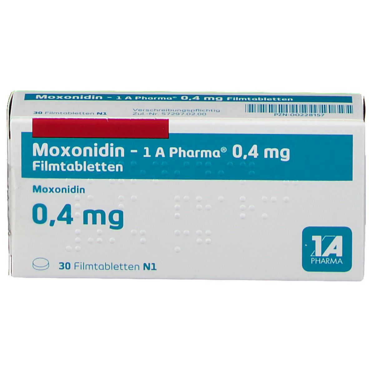 Moxonidin 1A Pharma® 0.4Mg