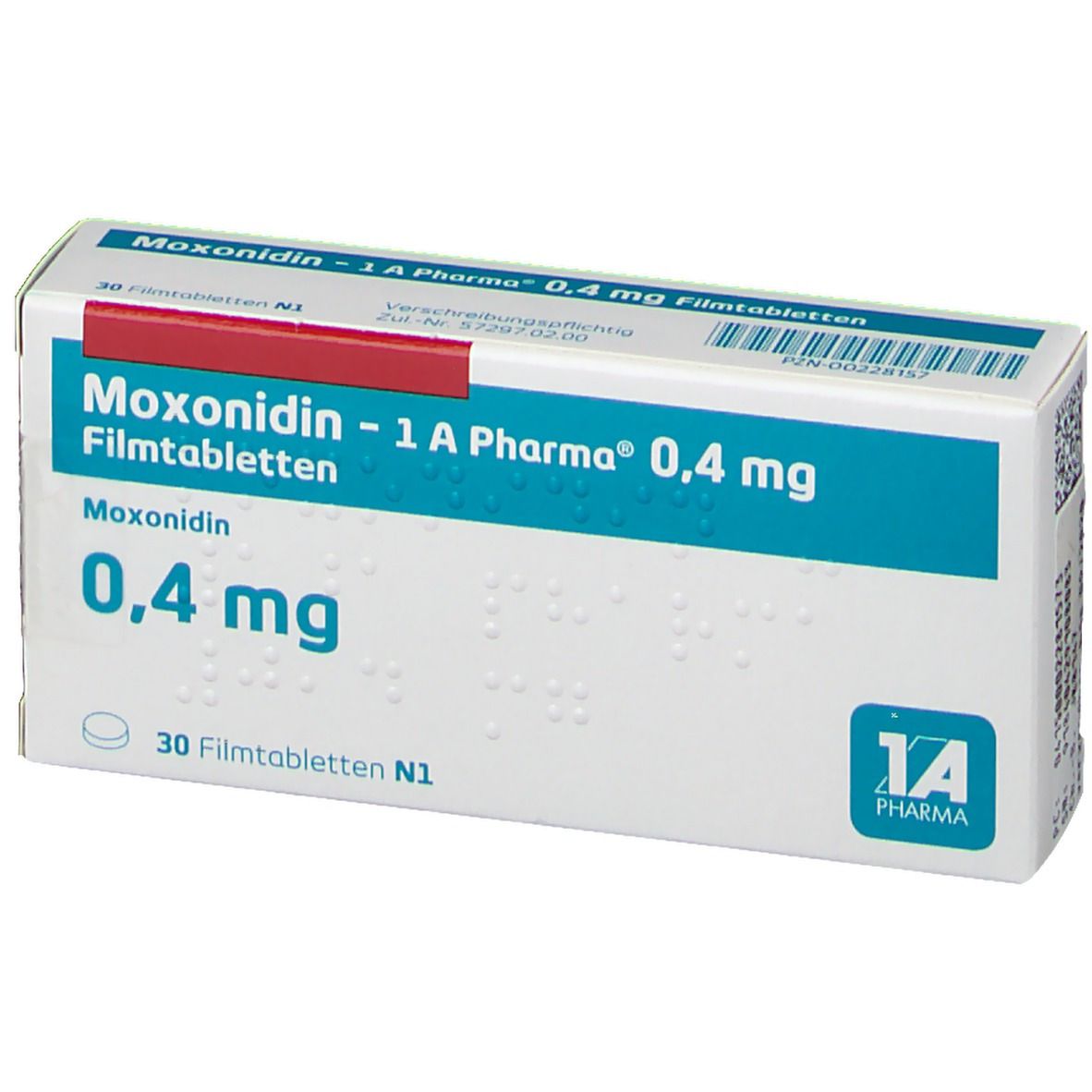 Moxonidin 1A Pharma® 0.4Mg