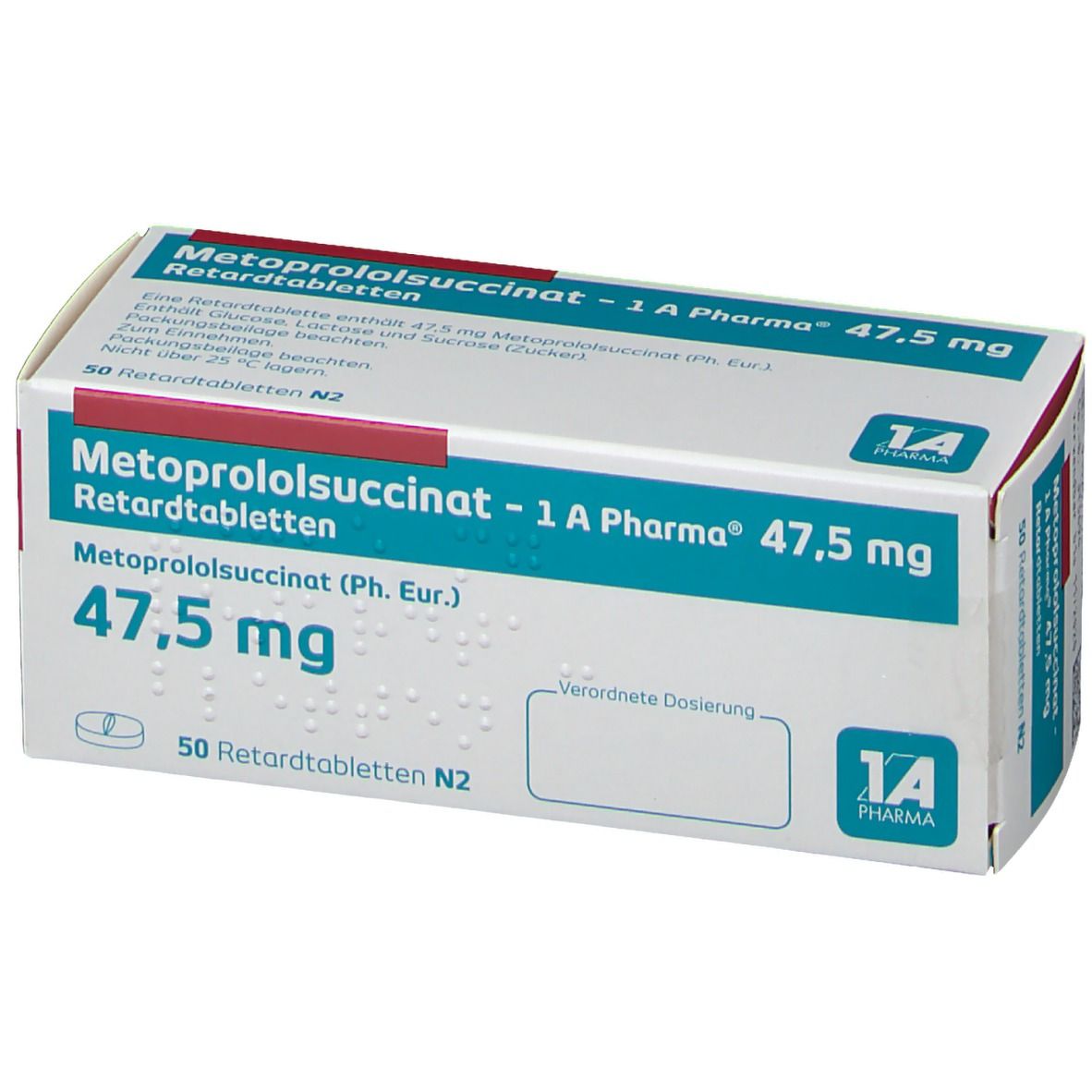 Metoprololsuccinat - 1 A Pharma® 47,5 mg