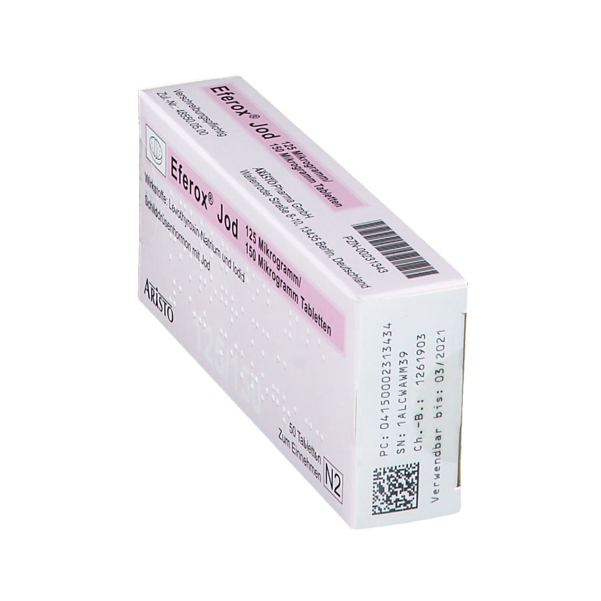Eferox jod Aristo® 125 µg/150 µg