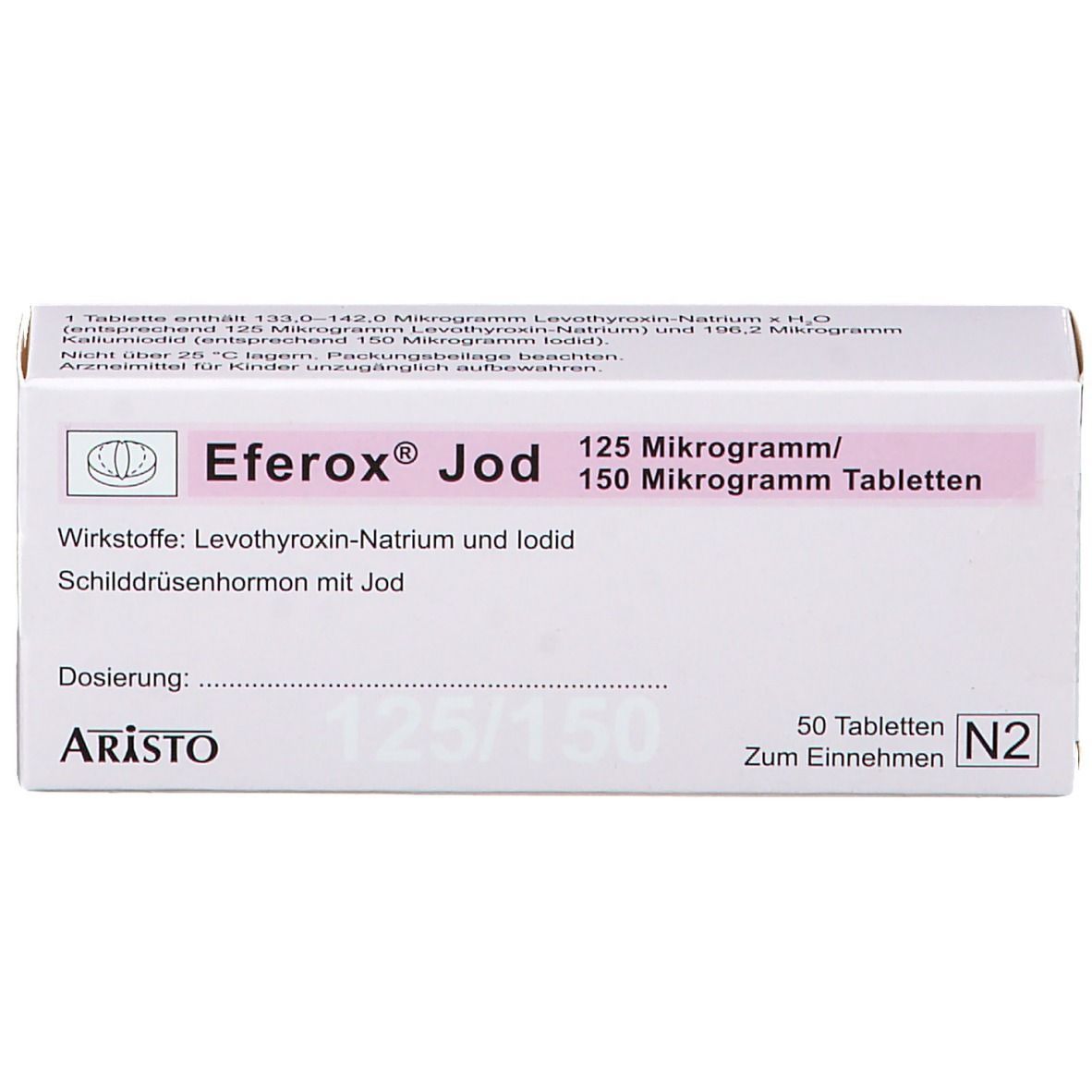 Eferox jod Aristo® 125 µg/150 µg