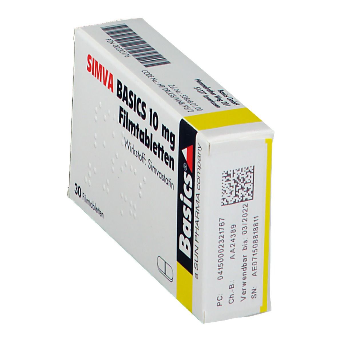 Simva Basics 10 mg Filmtabletten 30 St