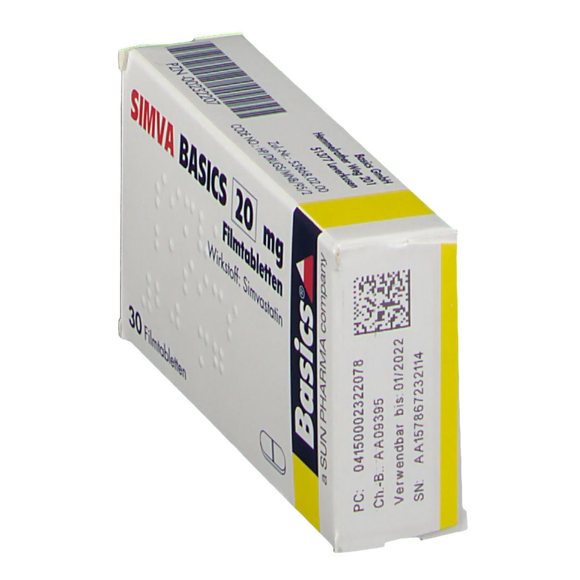 SIMVA BASICS 20 mg