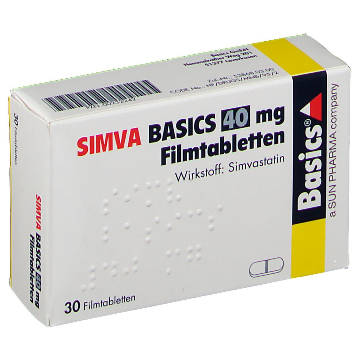 SIMVA BASICS 40 mg