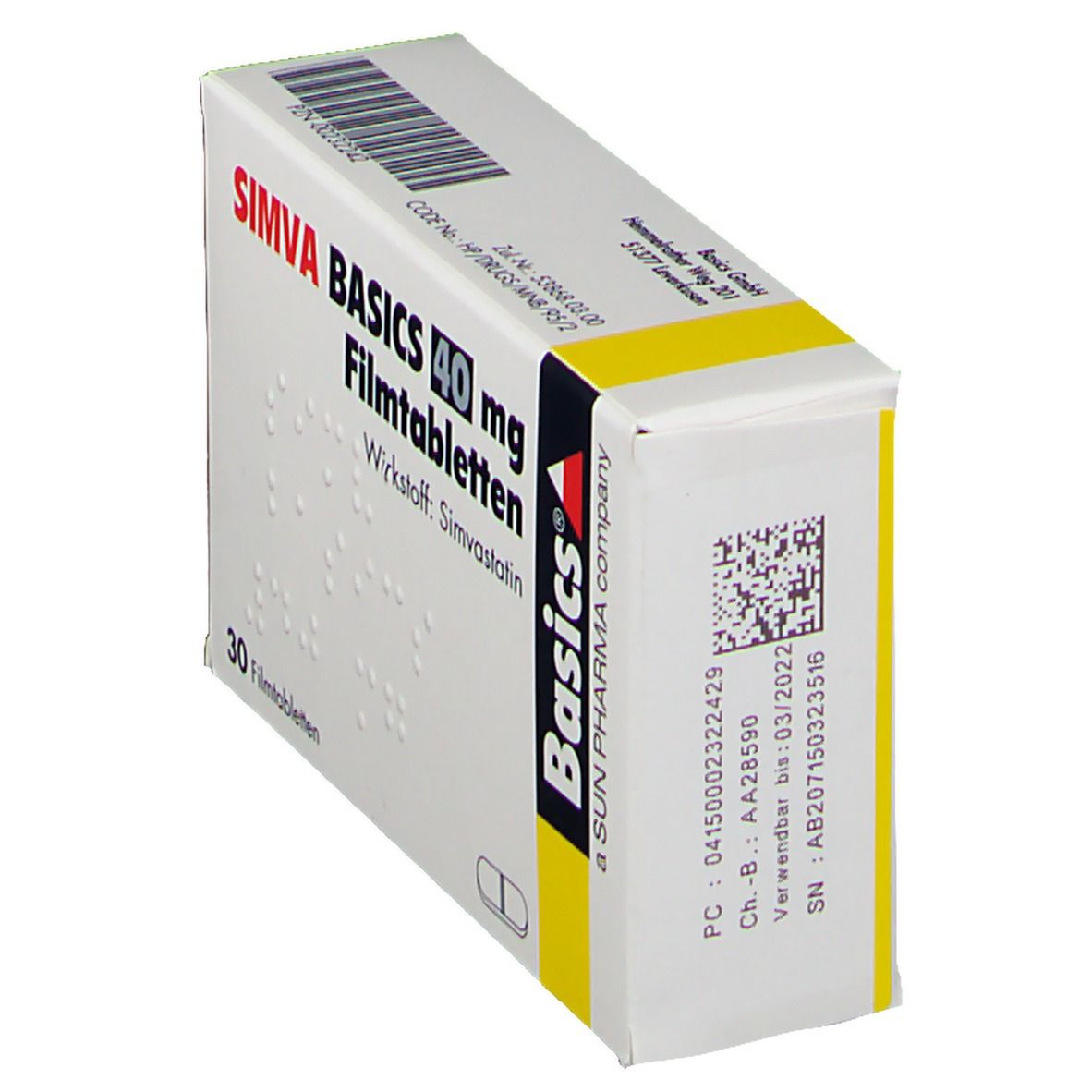 SIMVA BASICS 40 mg