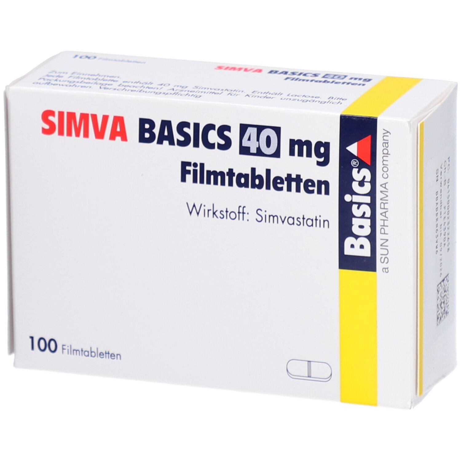 Simva Basics 40 mg Filmtabletten 100 St