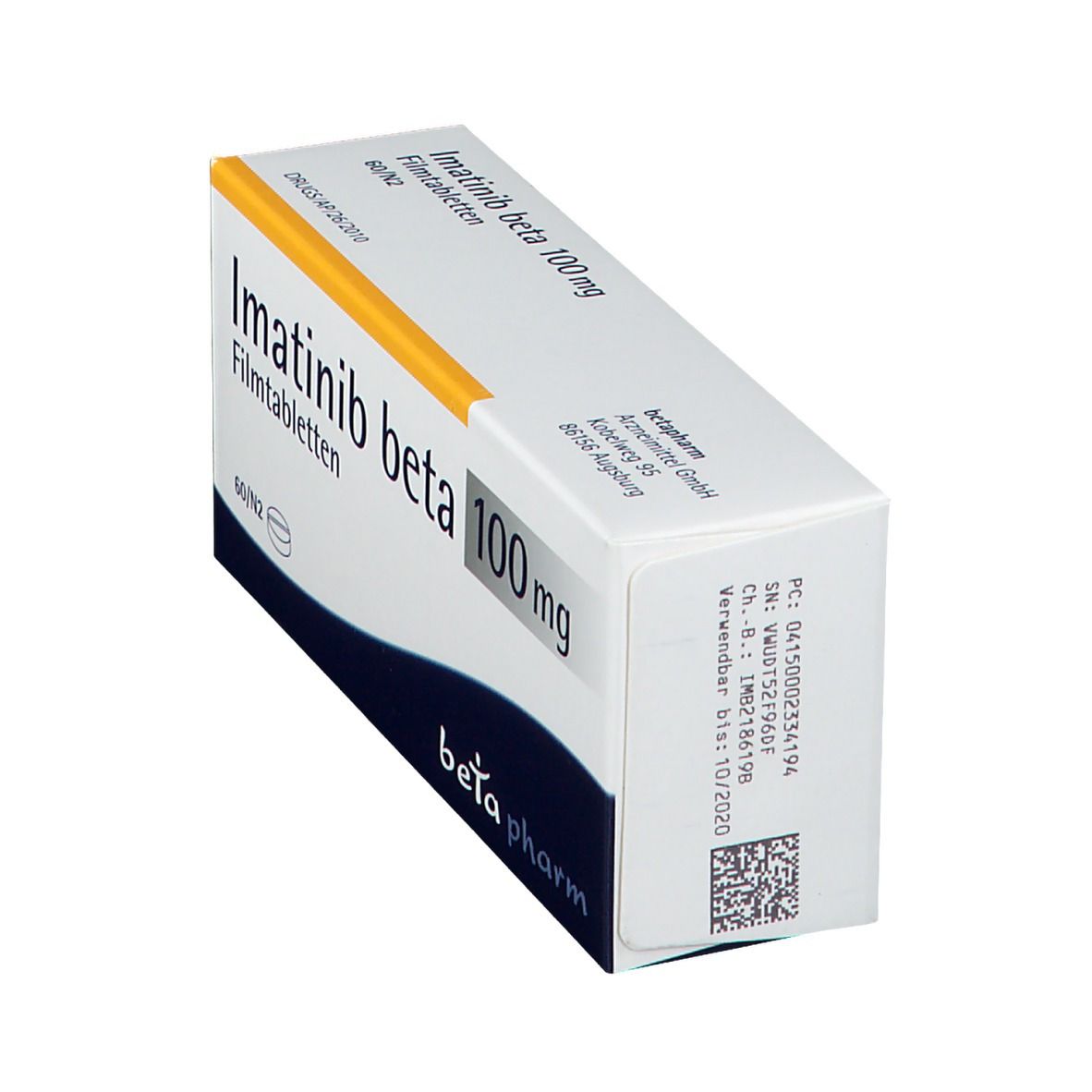 Imatinib beta 100 mg Filmtabletten 60 St