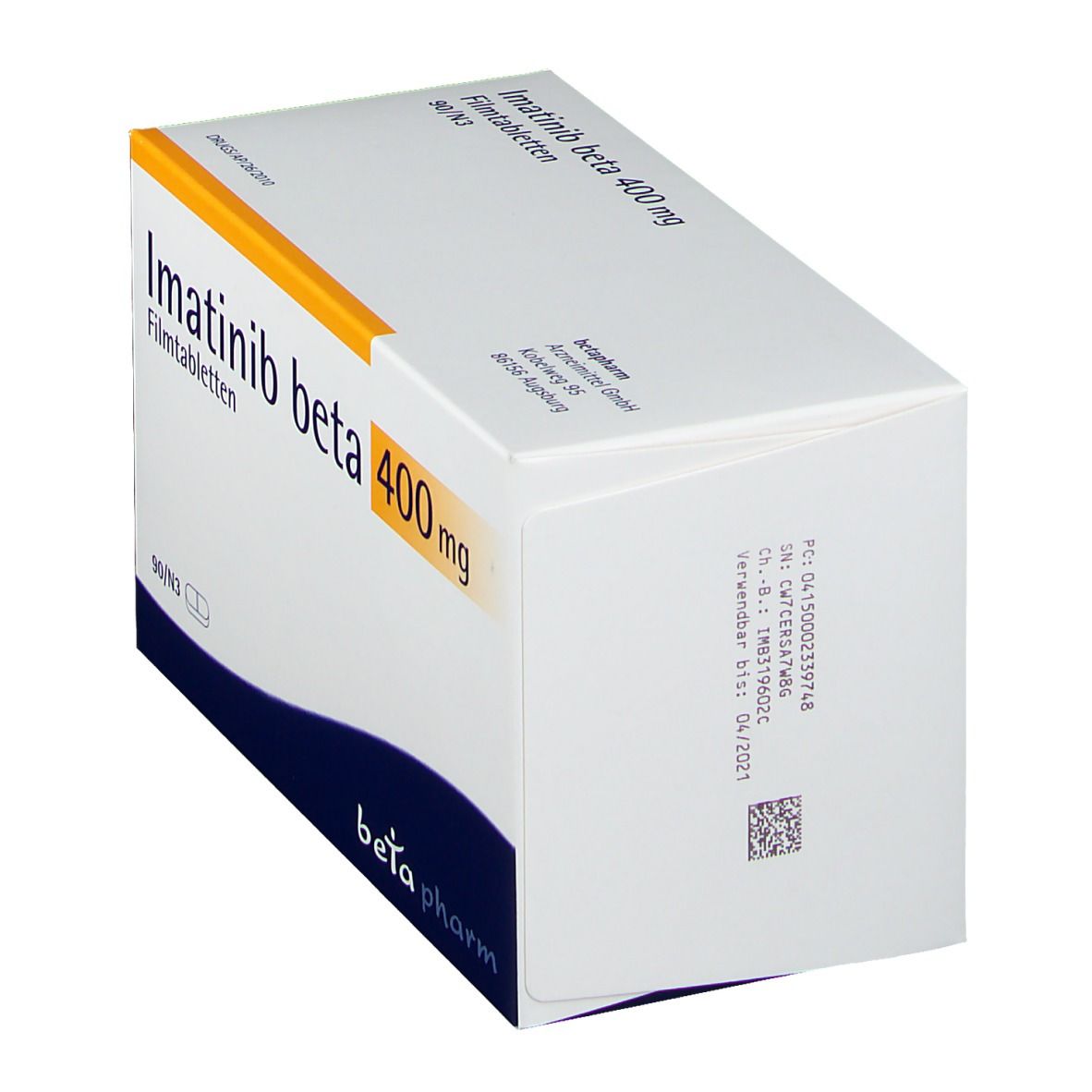 Imatinib beta 400 mg Filmtabletten 90 St