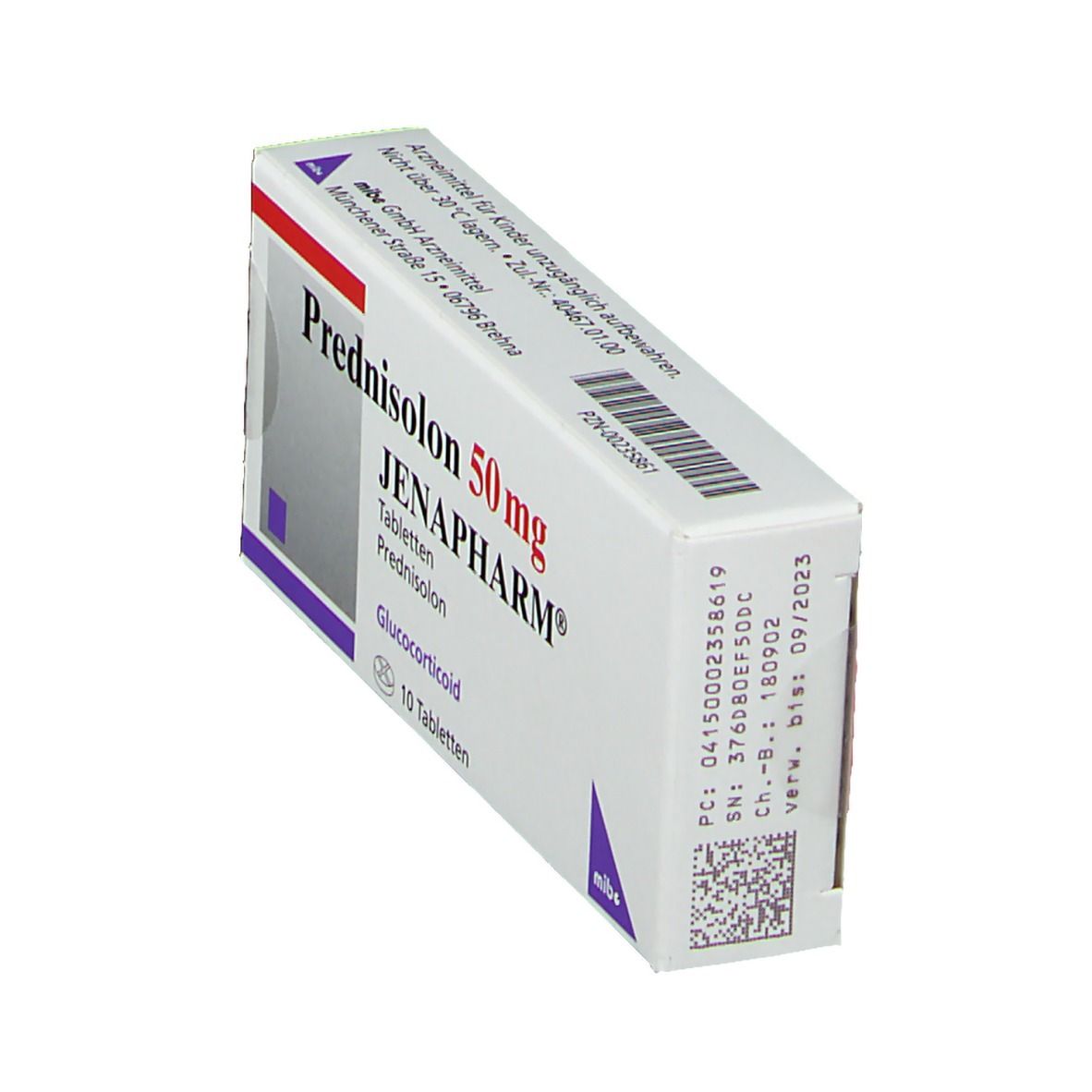 Prednisolon 50 mg Jenapharm Tabletten 10 St