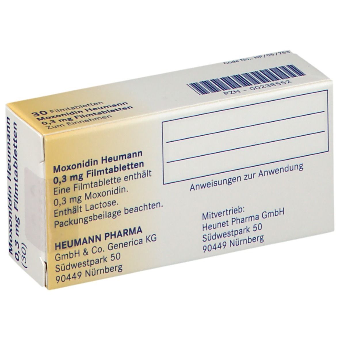 Moxonidin Heumann 0,3 mg