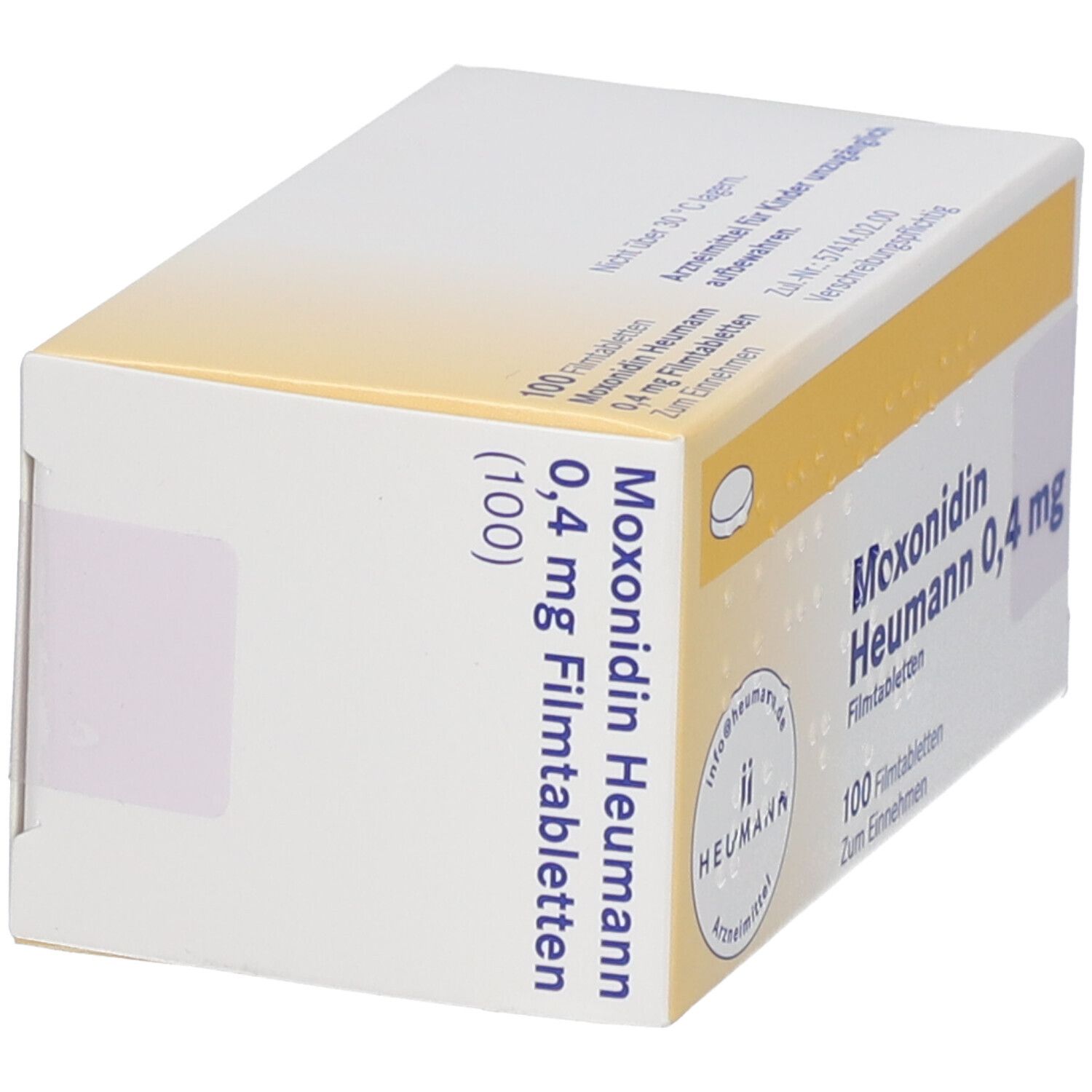 Moxonidin Heumann 0,4 mg Filmtabletten 100 St