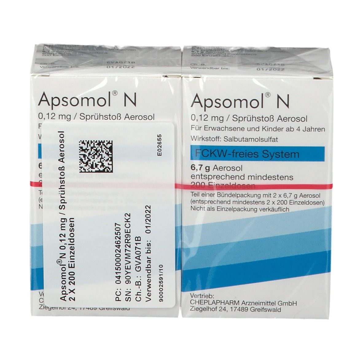 Apsomol® N 0,12 mg/Sprühstoß