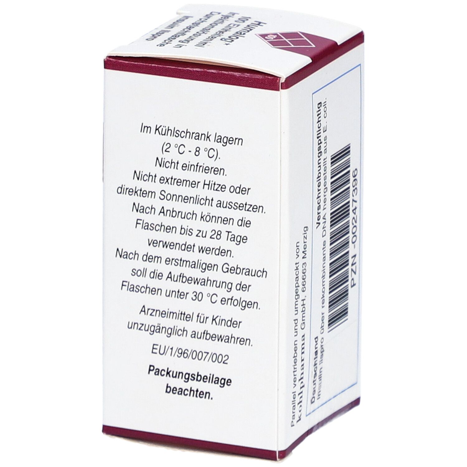 Humalog 100 E/ml