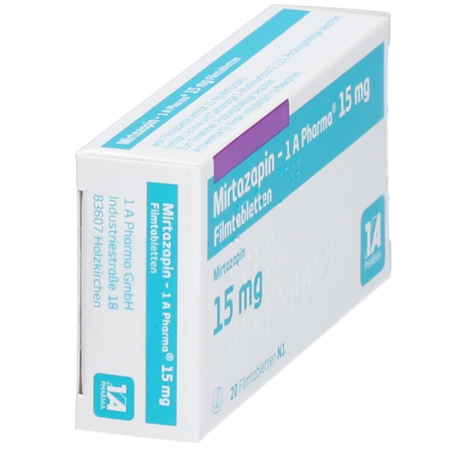 Mirtazapin-1A Pharma 15 mg Filmtabletten 20 St