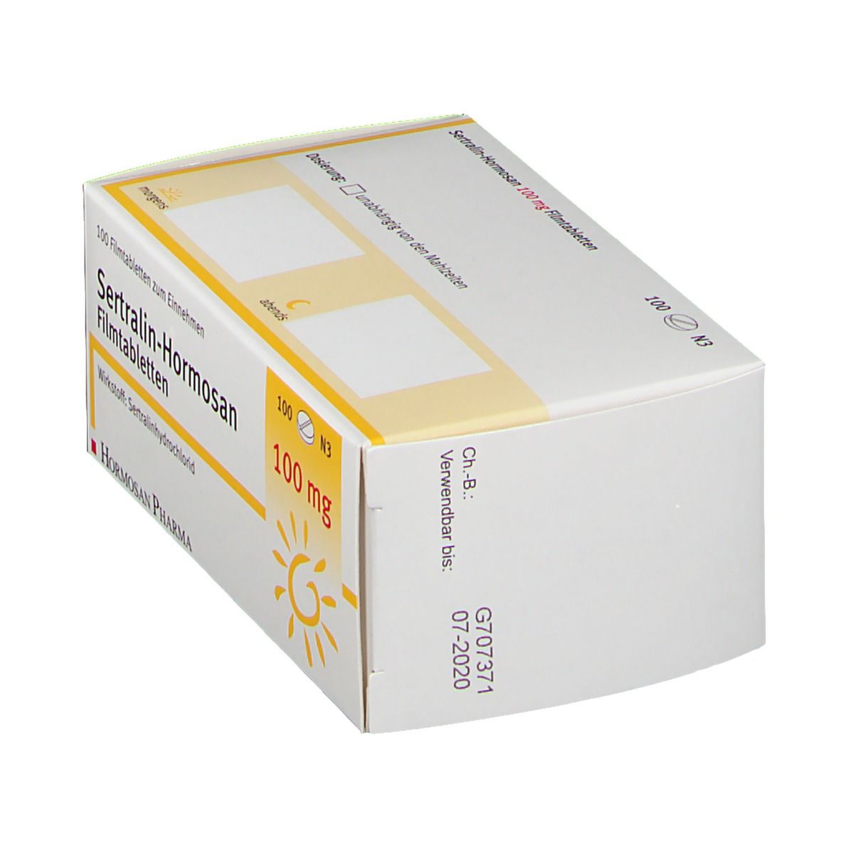 SERTRALIN Hormosan 100 mg Filmtabletten