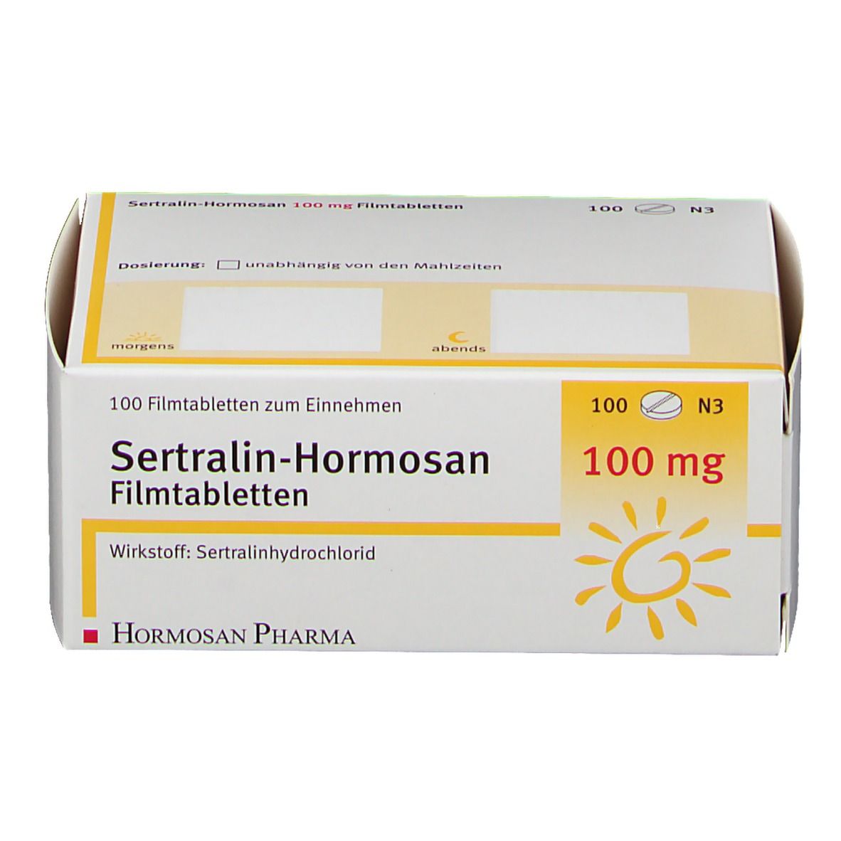 SERTRALIN Hormosan 100 mg Filmtabletten