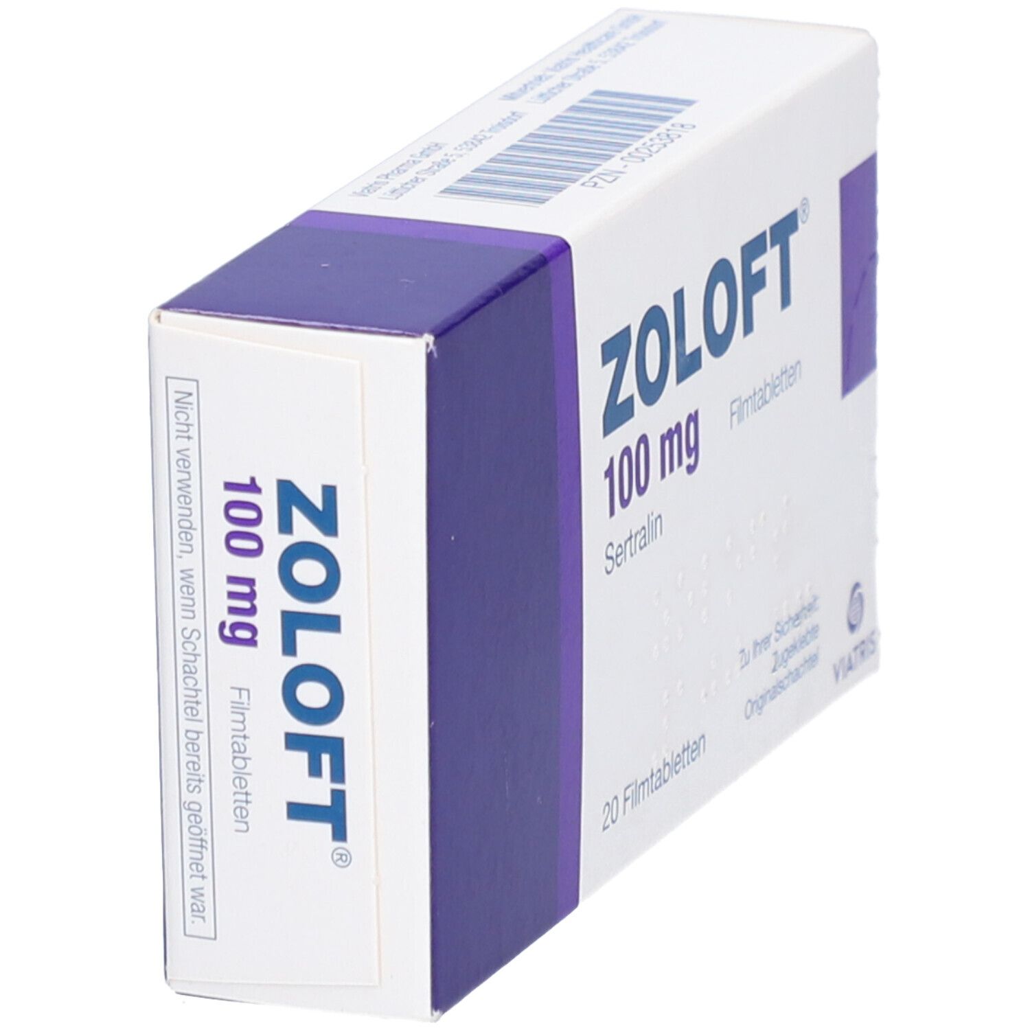 Zoloft 100 mg Filmtabletten 20 St