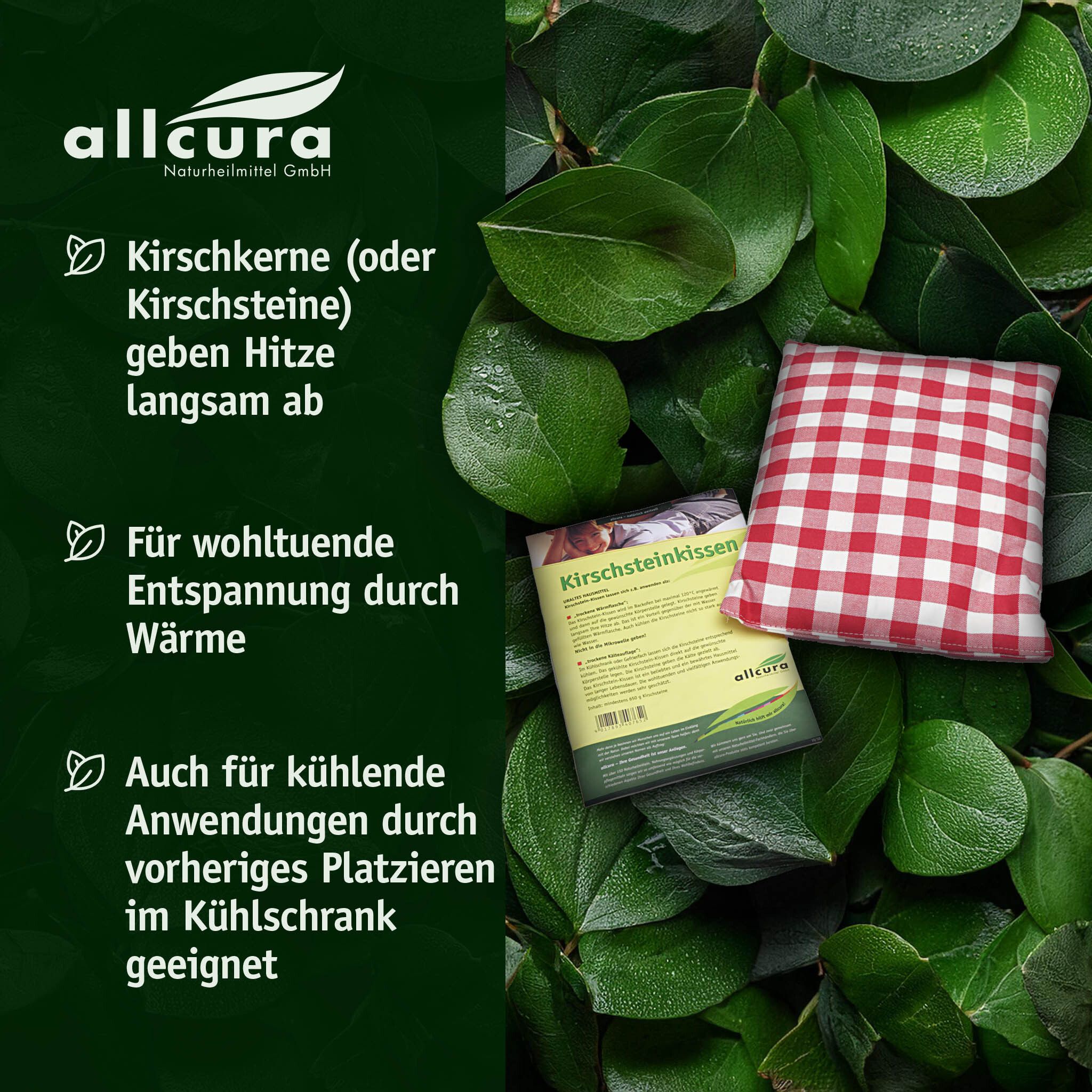 allcura Kirschstein-Kissen 27 x 22 cm 650 g