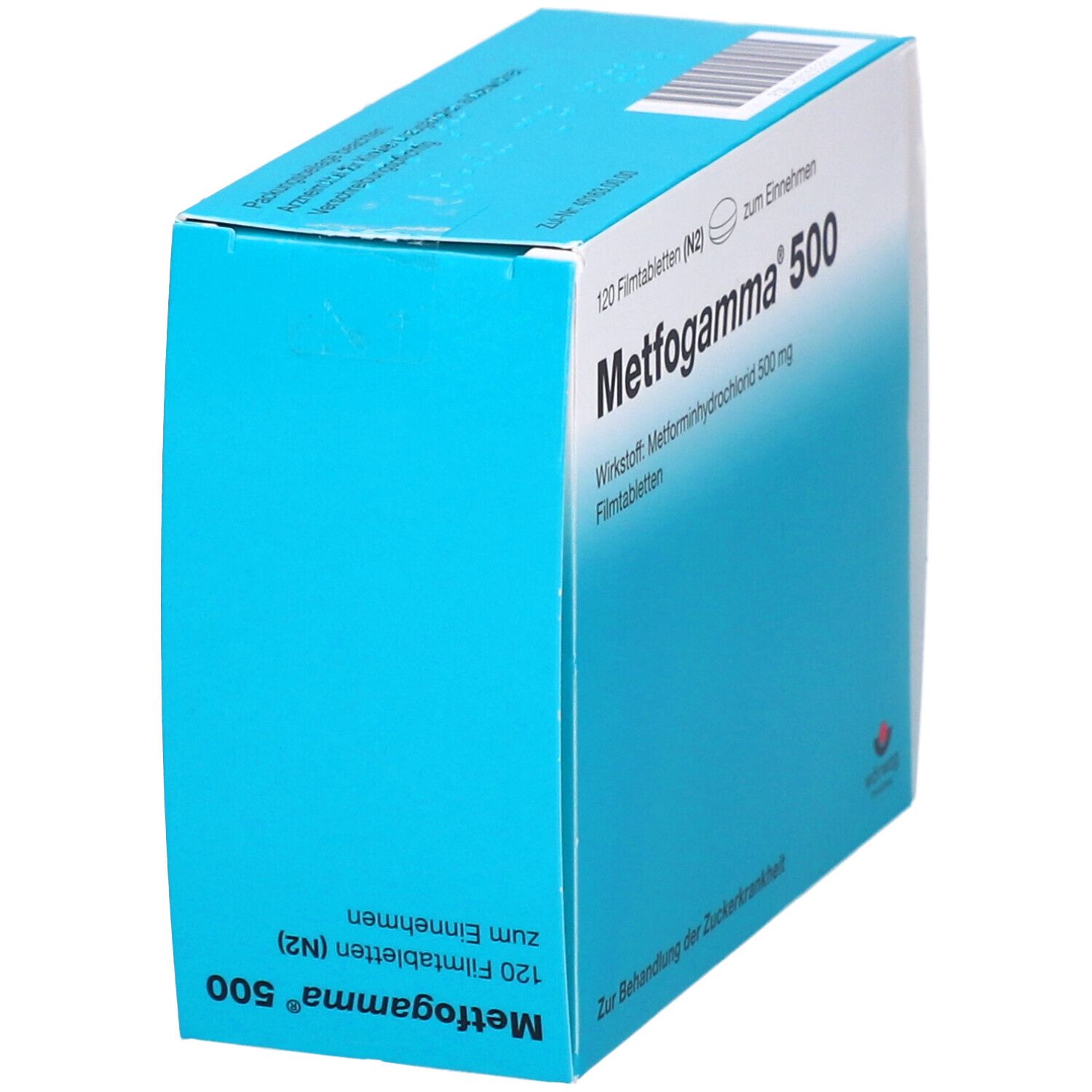 Metfogamma 500 mg Filmtabletten 120 St