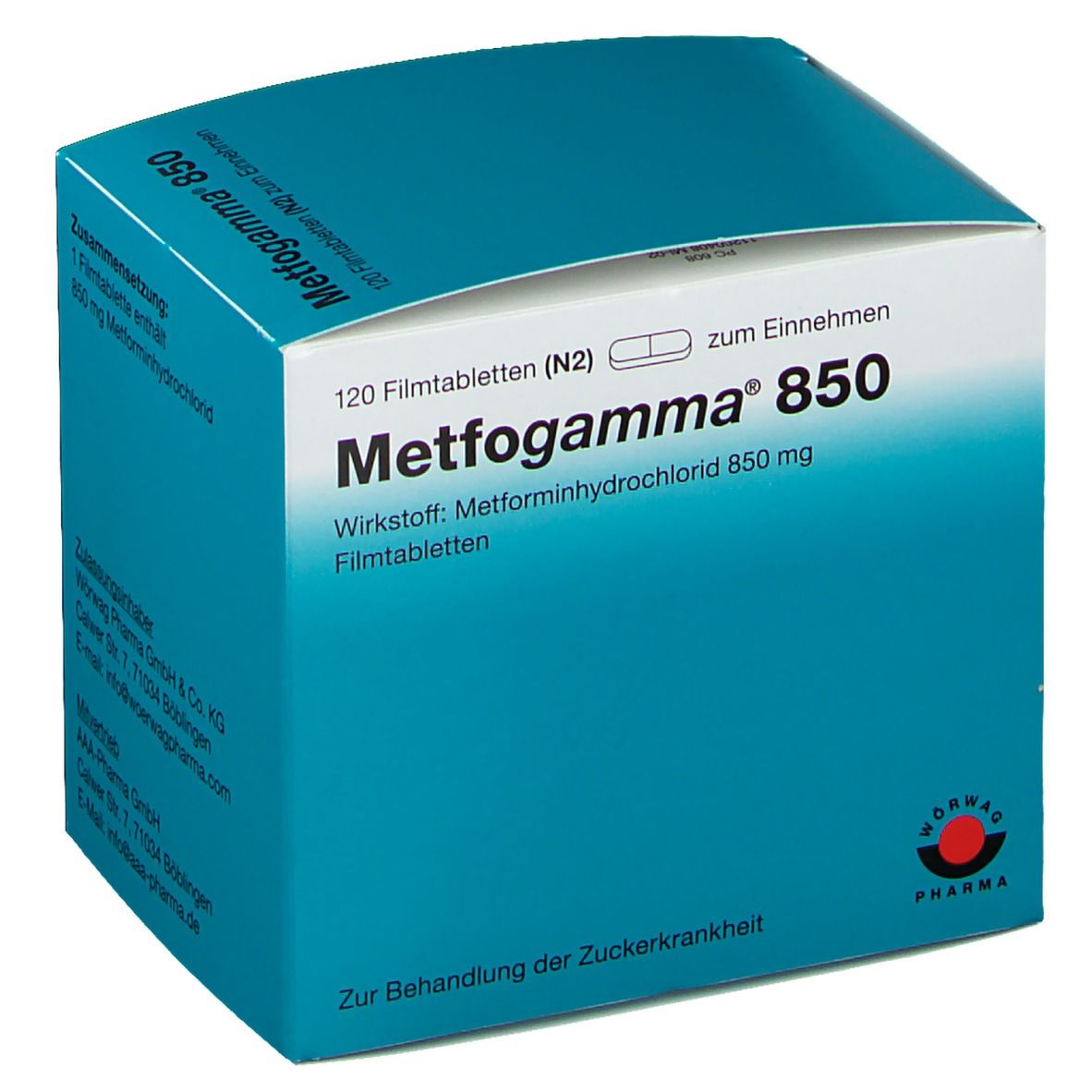 Metfogamma 850