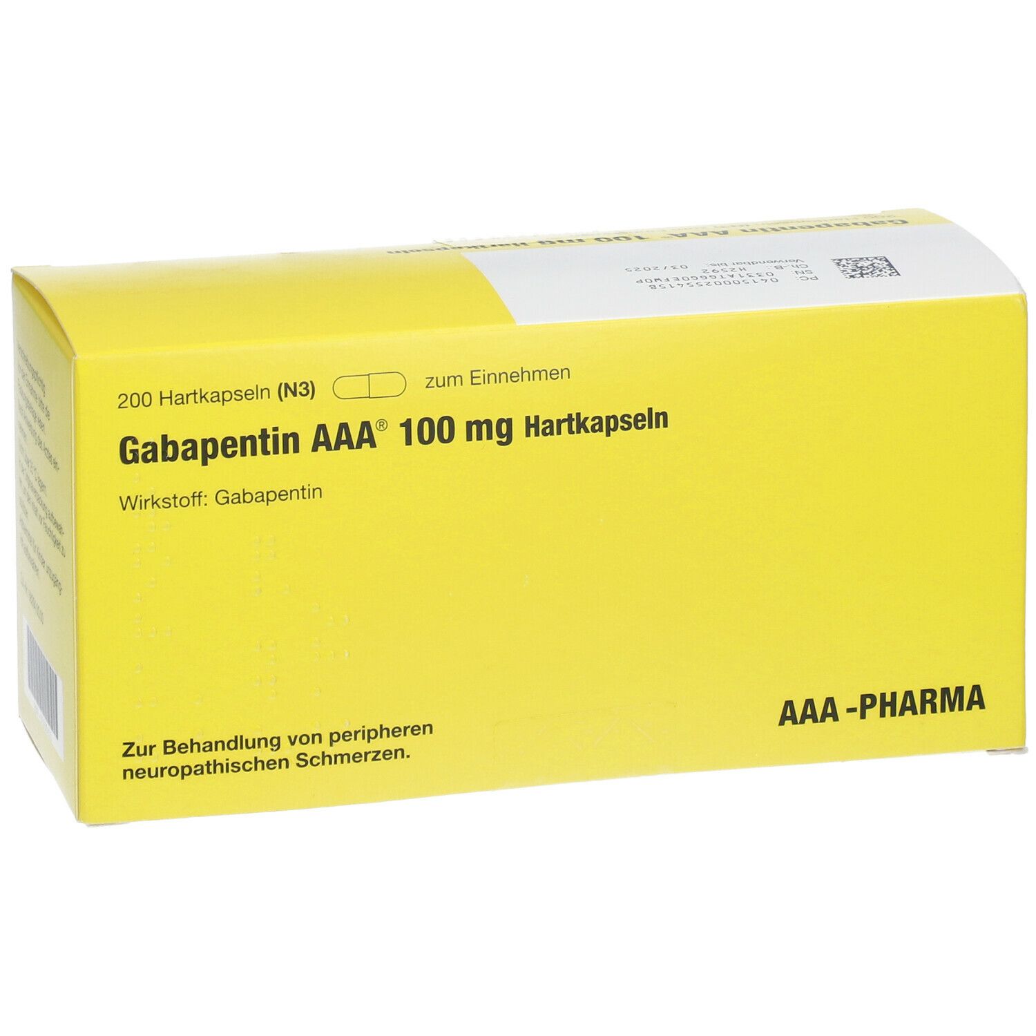 Gabapentin AAA® 100Mg